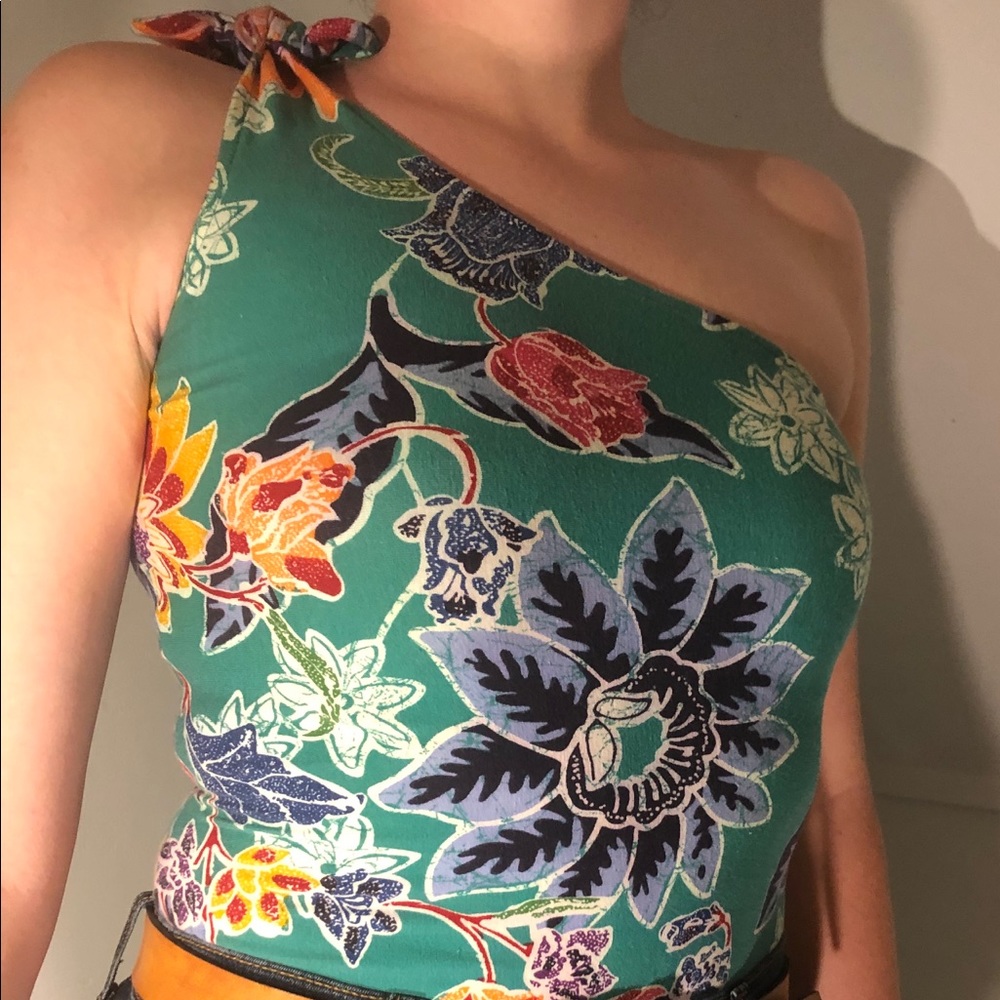 Ralph Lauren : Green Floral Body/Bathing Suit